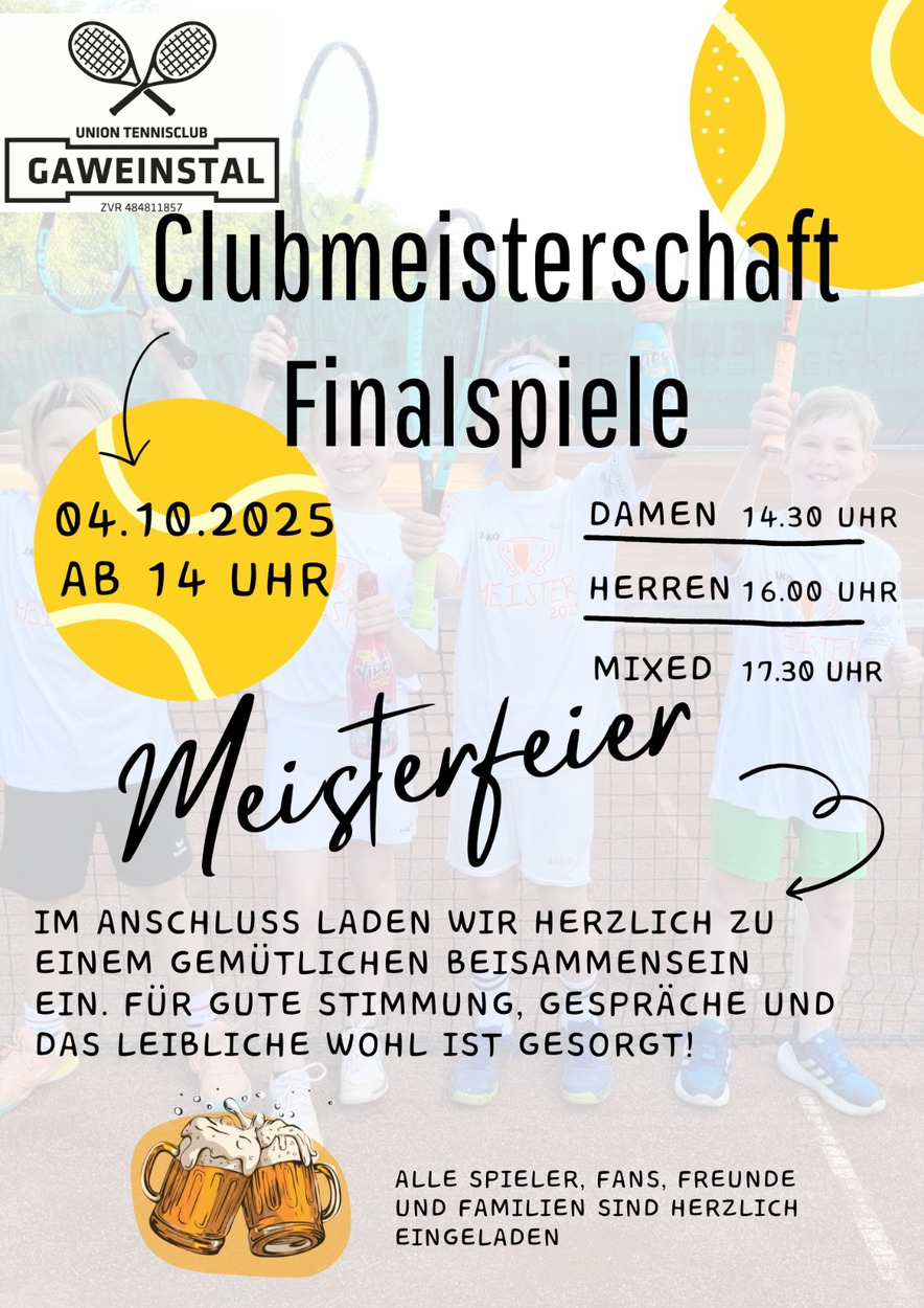 Clubmeisterschaftsfinale 2025